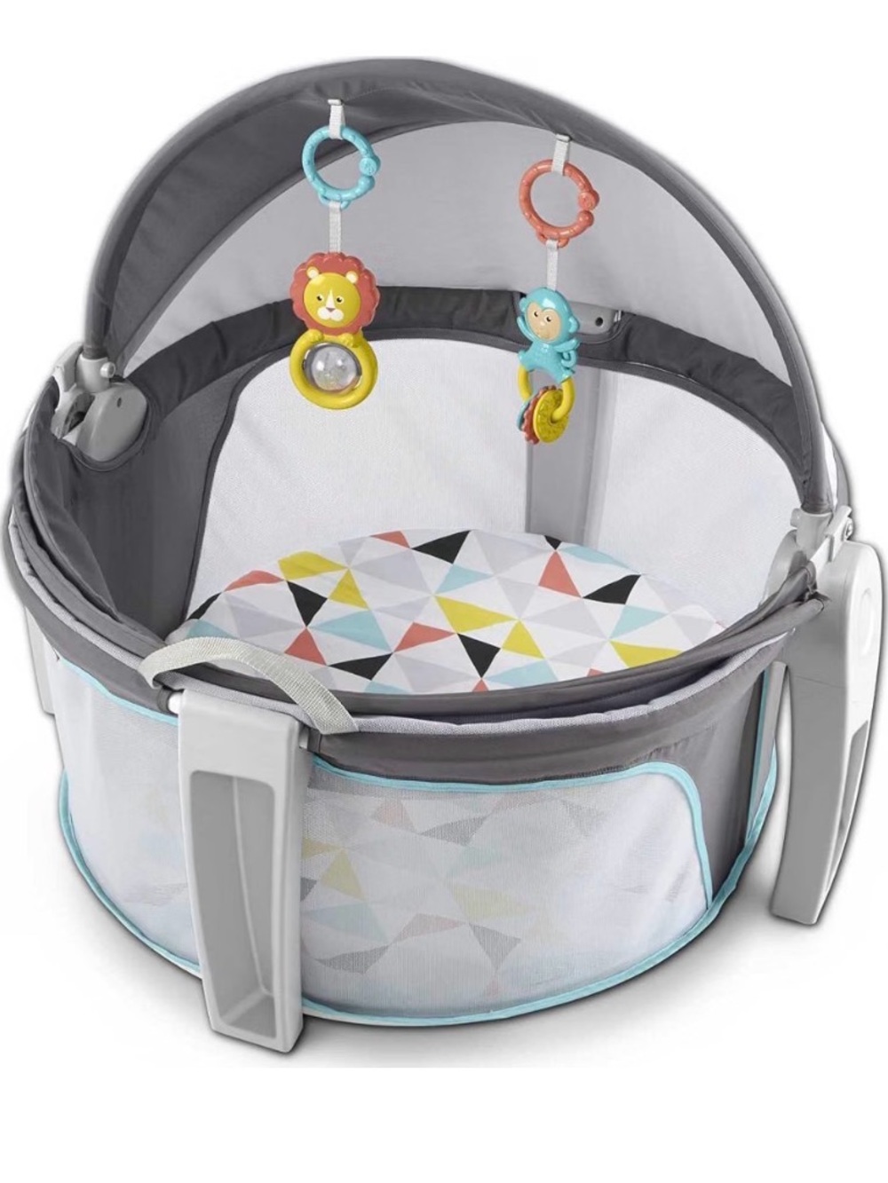 Fisher-Price Portable Bassinet On-The-Go Baby Dome, Travel Play Space - NWT!